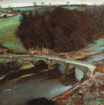 View Of Green Bridge Artwork by Harold Speed