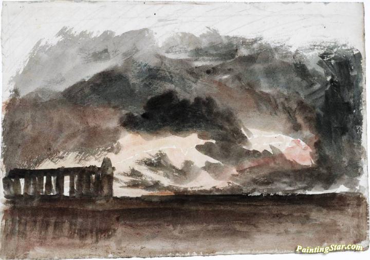 Paestum Artwork by Joseph Mallord William Turner