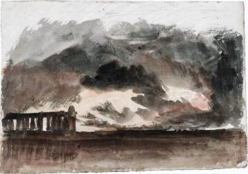 Paestum Artwork by Joseph Mallord William Turner