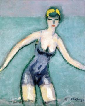 Bather In A Yellow Cap Artwork by Kees Van Dongen