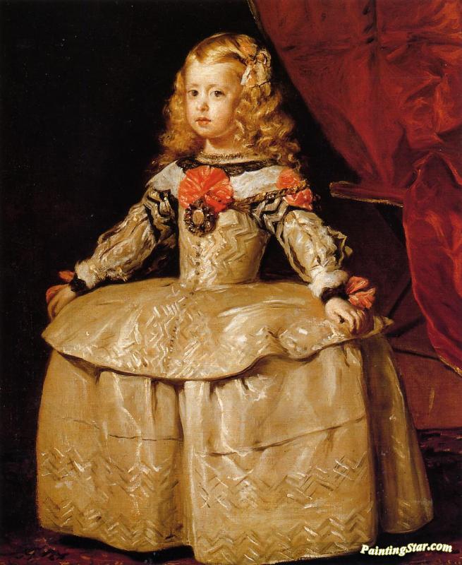 Infant Margarita Artwork by Diego Velazquez