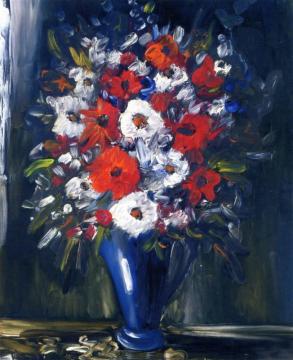Vase Of Flowers Artwork by Maurice De Vlaminck