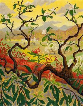 Japanese Style Landscape Artwork by Paul Ranson