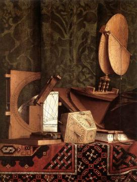 Double Portrait of Jean de Dinteville and Georges de Selve (aka The Ambassadors) [detail] Artwork by Hans Holbein the Younger