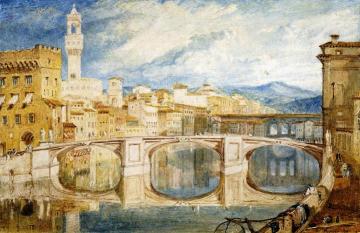 Florence from the Ponte alla Carraia Artwork by Joseph Mallord William Turner