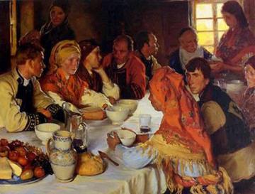 La Fiesta Artwork by Fernando Alvarez Sotomayor