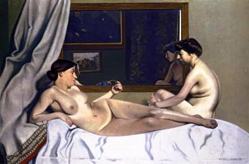 Models Resting Artwork by Felix Vallotton