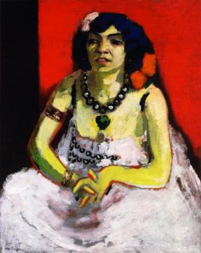 Anita With A Green Heart Artwork by Kees Van Dongen