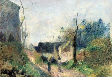 Landscape at Valhermeil Artwork by Camille Pissarro