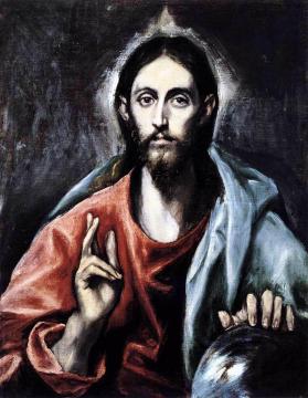 Christ as Saviour Artwork by El Greco