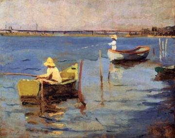 The Bridge At Provincetown Artwork by Charles W. Hawthorne