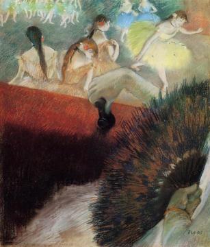 At the Ballet Artwork by Edgar Degas