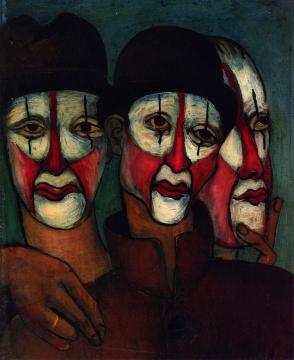 Three Mimes Artwork by Francis Picabia