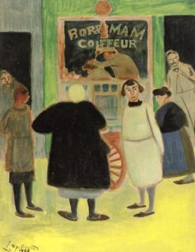 Borremam coiffeur Artwork by Leon Spilliaert