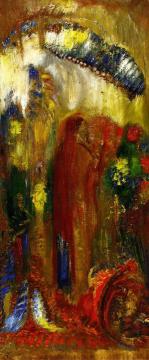 Preaching Artwork by Odilon Redon