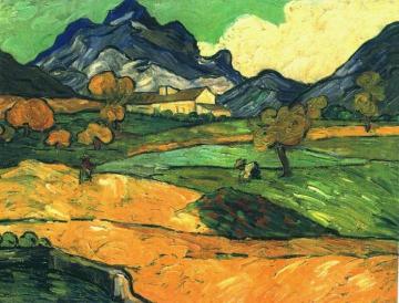 Mount Gaussier with the Mas de Saint-Paul Artwork by Paul Serusier