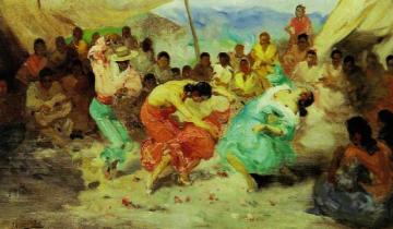 Baile Gitano Artwork by Francisco Rodriguez Sanchez Clement