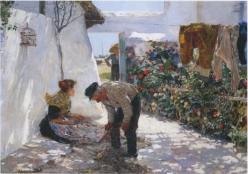 Fishing Nets Artwork by Joaquin Sorolla y Bastida