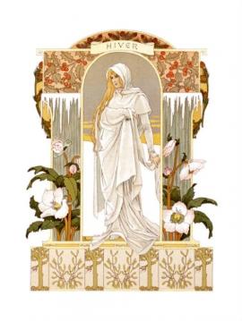 Winter Artwork by Elisabeth Sonrel