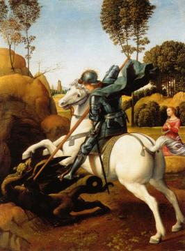 St. George and the Dragon Artwork by Raphael