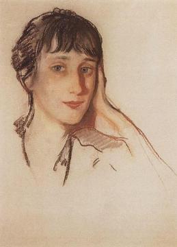 Anna Akhmatova Artwork by Zinaida Serebriakova