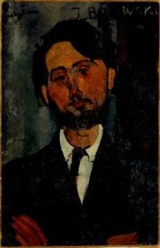 Portrait of Zborowski Artwork by Amedeo Modigliani