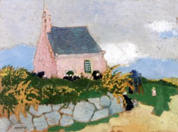 The Chapel In Kernivinen Artwork by Maurice Denis