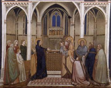 Presentation Of Christ In The Temple (north Transept, Lower Church, San Francesco, Assisi) Artwork by Giotto di Bondone
