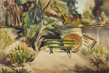 Corner Of The Garden Artwork by Boris Grigoriev