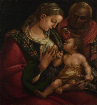 The Holy Family Artwork by Luca Signorelli