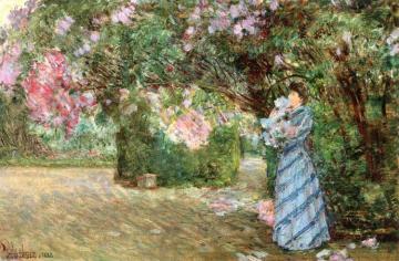 Mrs. Hassam at Villiers-le-Bel Artwork by Frederick Childe Hassam