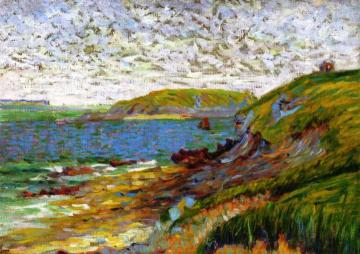Saint-Brac, L'Ile Agot Artwork by Paul Signac