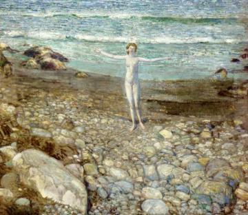 Incoming Tide Artwork by Frederick Childe Hassam