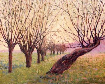 Winter Sun At Haut-isle Artwork by Auguste Herbin