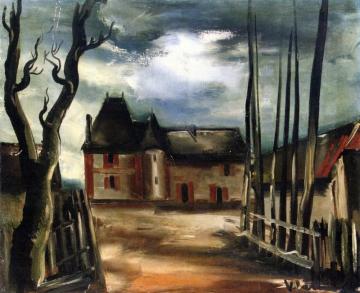 The Manor House Artwork by Maurice De Vlaminck