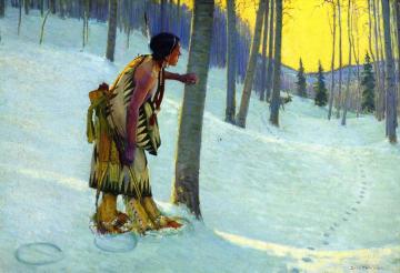 The Elk Hunter Artwork by Bert Geer Phillips