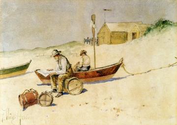 Idle Hours Artwork by Frederick Childe Hassam