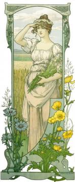 Fleurs Des Champs Artwork by Elisabeth Sonrel