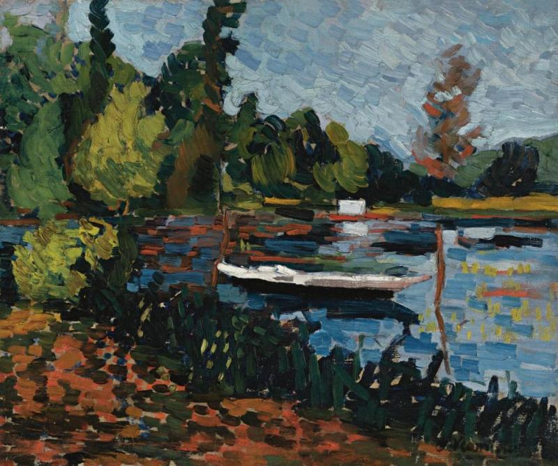The Pond At Saint-cucufa Artwork by Maurice De Vlaminck