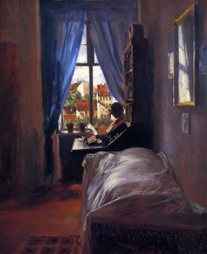 The Artist's Bedroom In Ritterstrasse Artwork by Adolph von Menzel