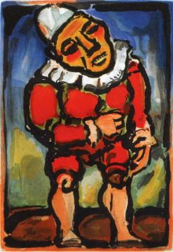 The Shooting Star Circus: The Little Dwarf Artwork by Georges Rouault