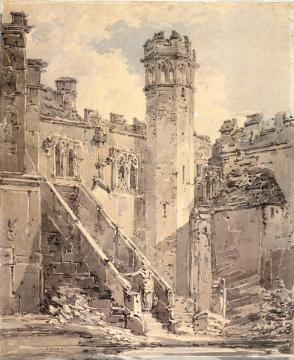 Haddon Hall near Bakewell, Derbyshire Artwork by Joseph Mallord William Turner