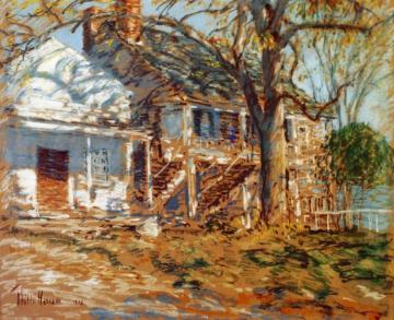 The Brush House Artwork by Frederick Childe Hassam