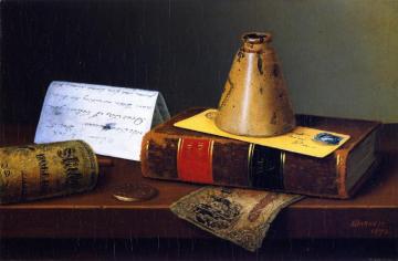 American Exchange Artwork by William Michael Harnett