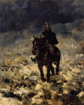 Cuirassier Artwork by Henri de Toulouse-Lautrec
