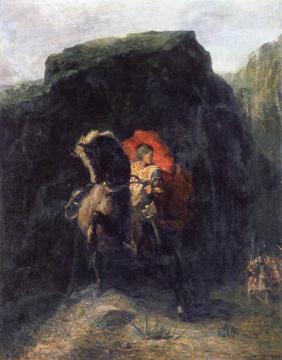 Roland at Roncevaux Artwork by Odilon Redon
