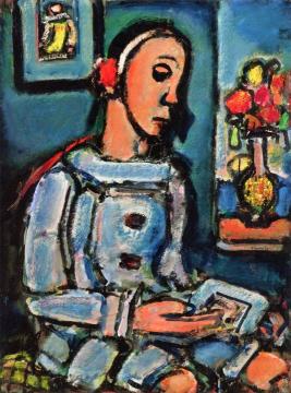 Le Pierrot Sage Artwork by Georges Rouault
