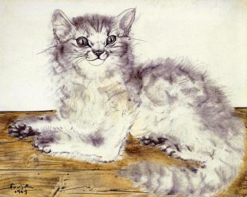 Cat Artwork by Tsuguharu Foujita