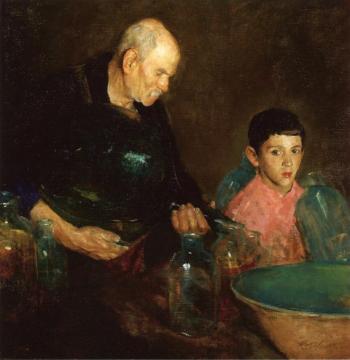 Refining Oil Artwork by Charles W. Hawthorne