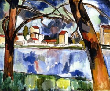 Chatou Artwork by Maurice De Vlaminck
